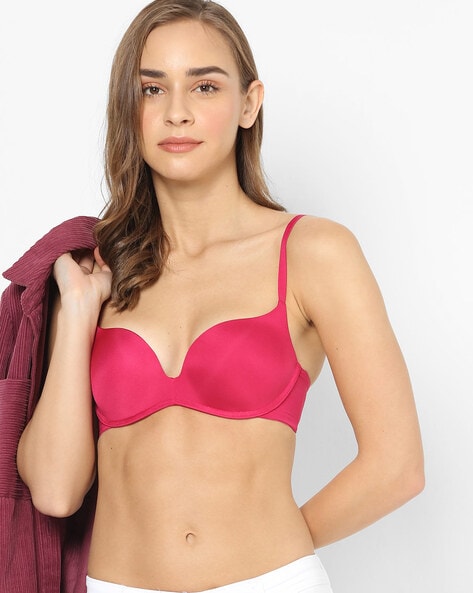 Buy online Red Maximizer Bra from lingerie for Women by Triumph
