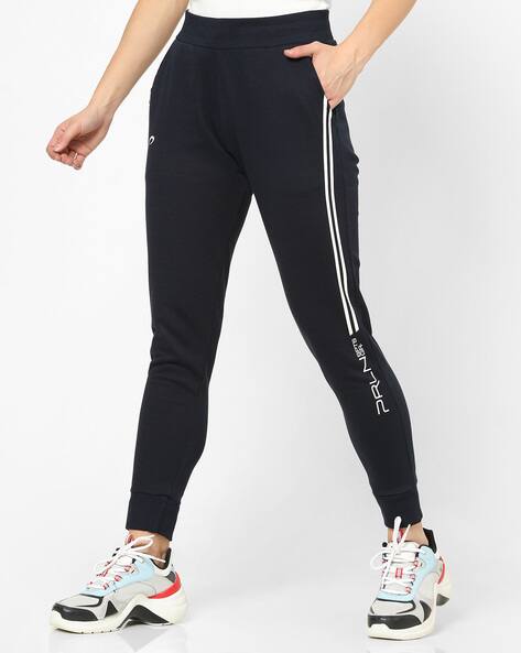 Buy Navy Blue Track Pants for Women by 