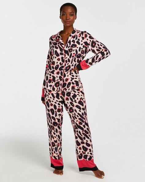 Buy Women's Animal Print Long Pyjamas Online