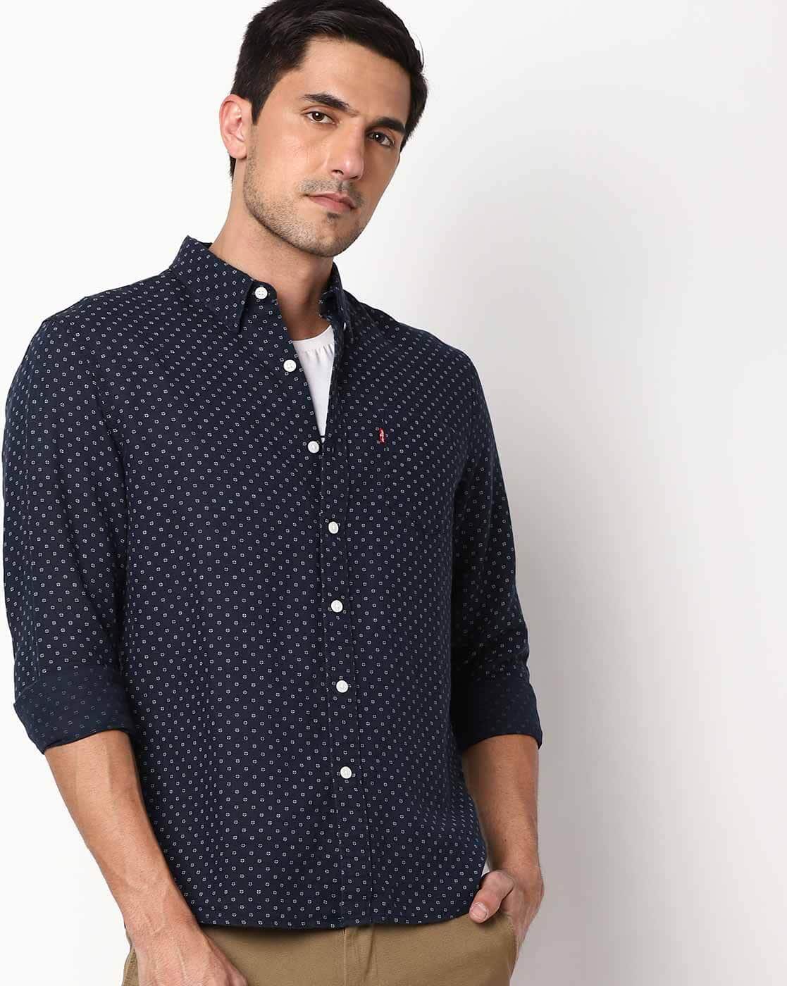levis printed shirts