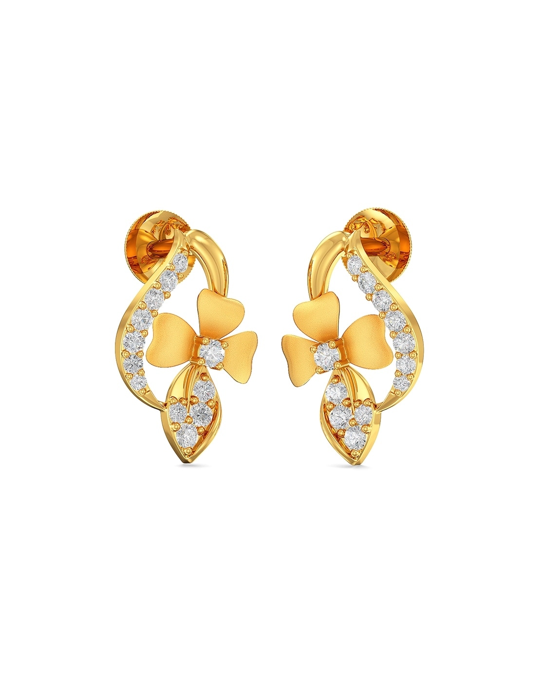 Latest 2 Gram Gold Earrings Collection  Kalyan Jewellers