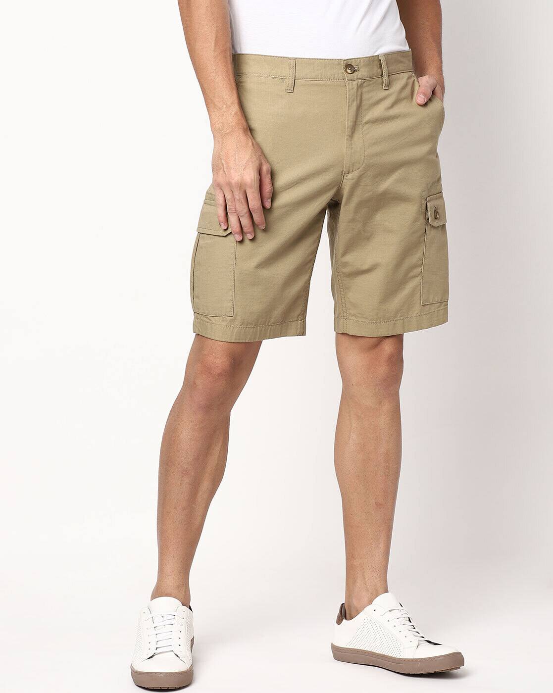 light khaki shorts