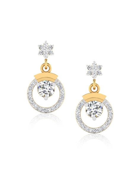 Glow and Shine Platinum Swarovski® Zirconia Earrings Online Jewellery  Shopping India | Platinum 950 | Candere by Kalyan Jewellers