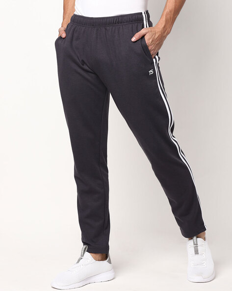 Buy Light Grey Track Pants for Men by Teamspirit Online | Ajio.com