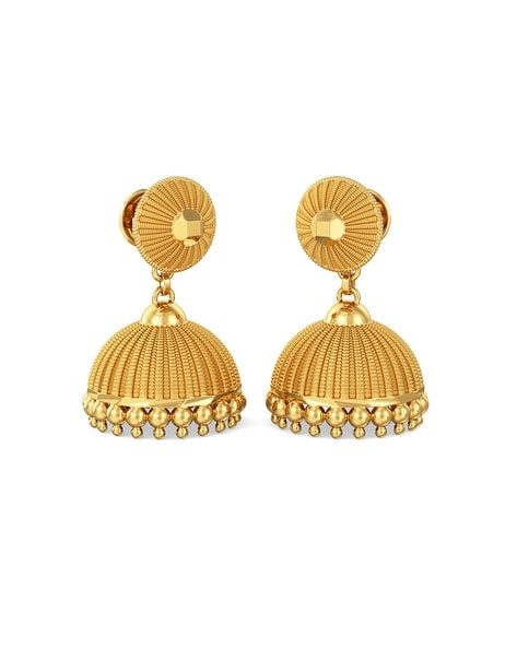 Latest Gold Earrings Design 2015 - South India Jewels
