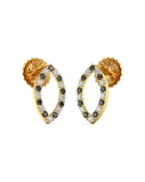 joyalukkas 22 KT Yellow Gold Stud Earrings-picture-14