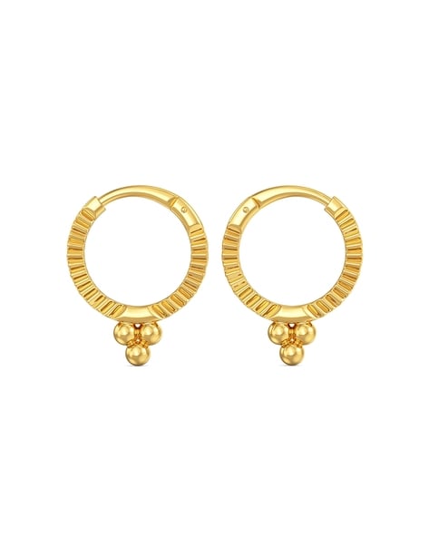 Buy Celtic Knot Gold Hoop Earrings 22 KT yellow gold 352 gm  Online By  Giriraj Jewellers