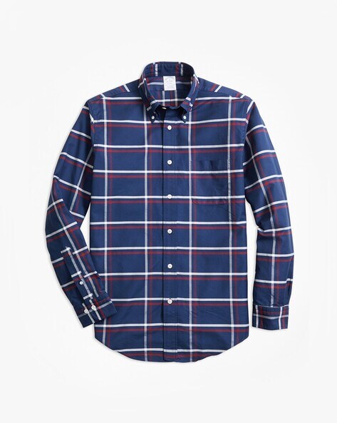 Buy Blue Shirts for Men by BROOKS BROTHERS Online