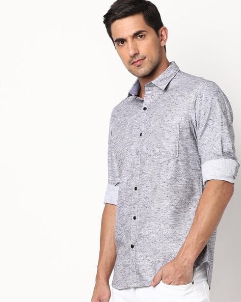Buy Grey Shirts for Men by JOHN PLAYERS 