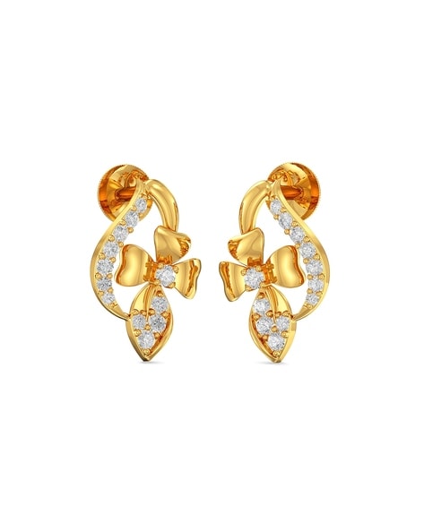 22K Yellow Gold Jeweled Jhumka Earrings (22.2gm) – Virani Jewelers