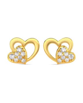 joyalukkas 22 KT Yellow Gold Stud Earrings-picture-28