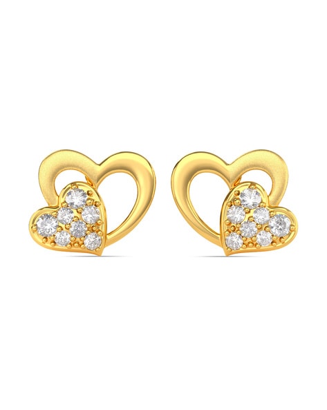Jane - 14K Solid Gold Stud Earrings – miramira New York