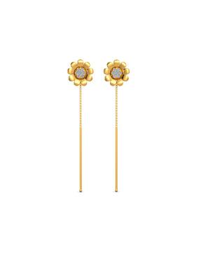 Buy Yellow Gold Earrings for Women by 