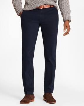 Buy Navy Blue Trousers \u0026 Pants for Men 
