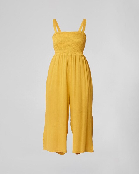 Buy Mustard Yellow Jumpsuits &Playsuits by Vero Moda Online |
