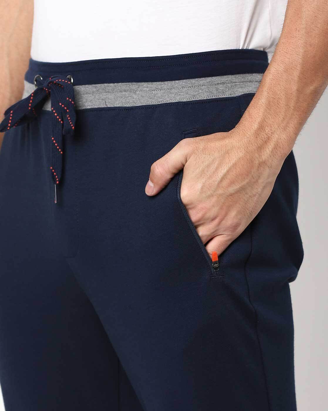 Buy Navy Blue Track Pants for Men by Jockey Online