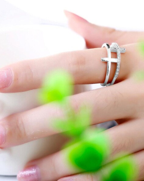 Bulk-buy Trendy Gold Pearl Rings Set for Women Girls Korean Finger Ring  Simple Cross Rings price comparison