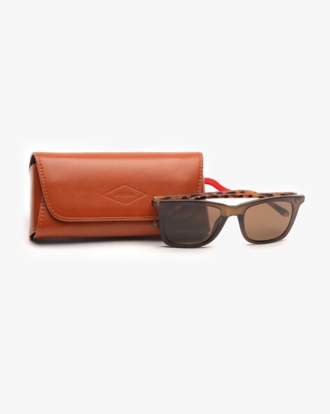 Triangle Leather Cases for Eyeglass or Sunglasses