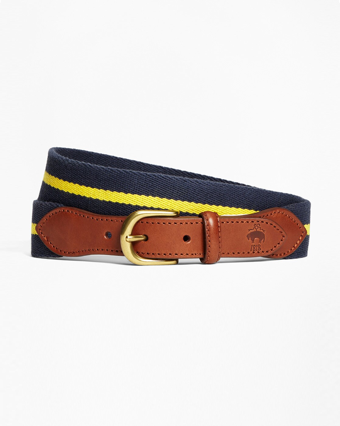 brooks brothers men's canvas belts