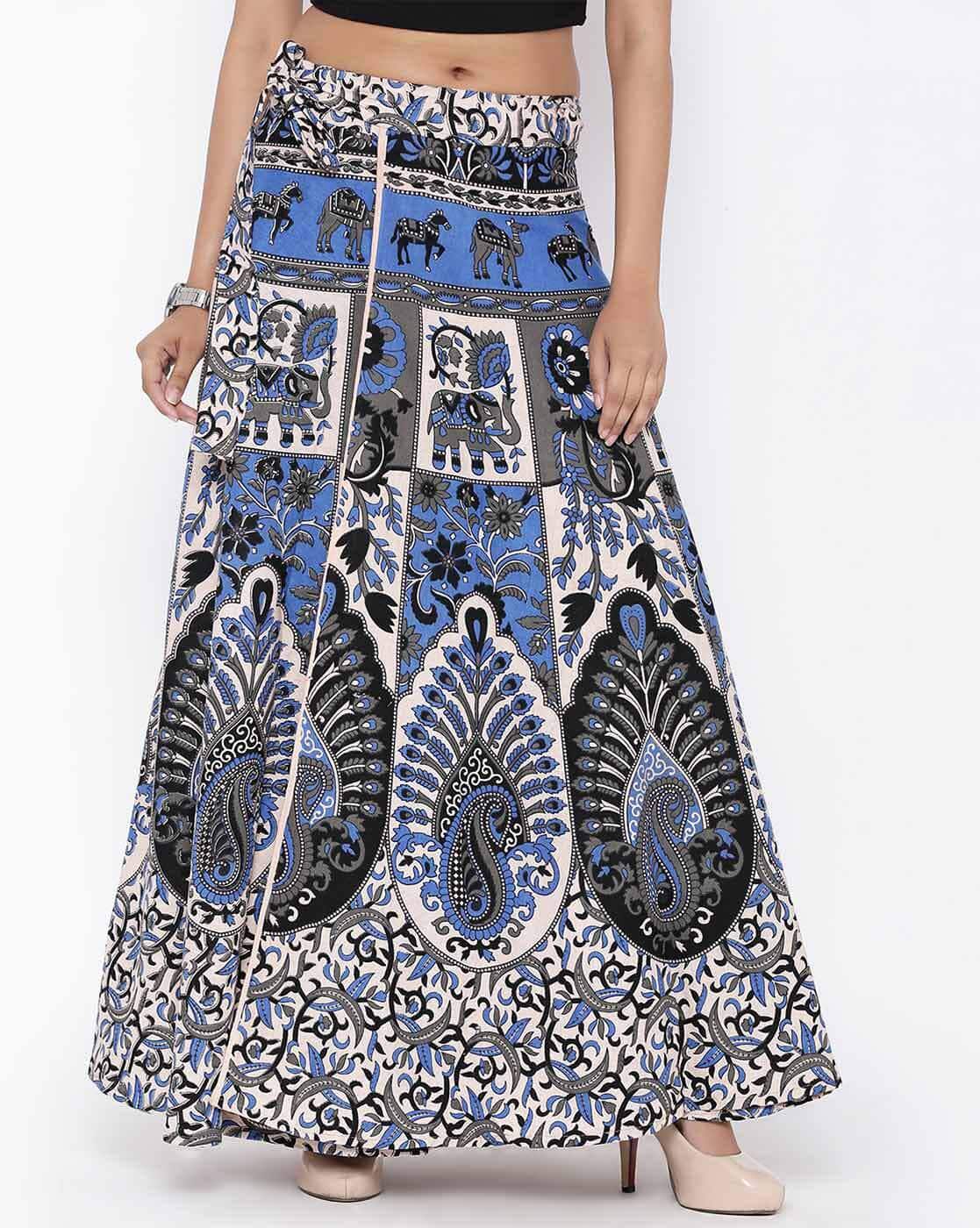 wrap around skirt ajio