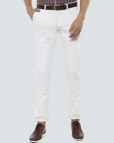Louis Philippe Men Grey Slim Casual Trousers Buy Louis Philippe Men Grey  Slim Casual Trousers Online at Best Price in India  NykaaMan