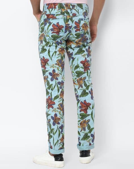 Buy Blue Trousers \u0026 Pants for Men by 