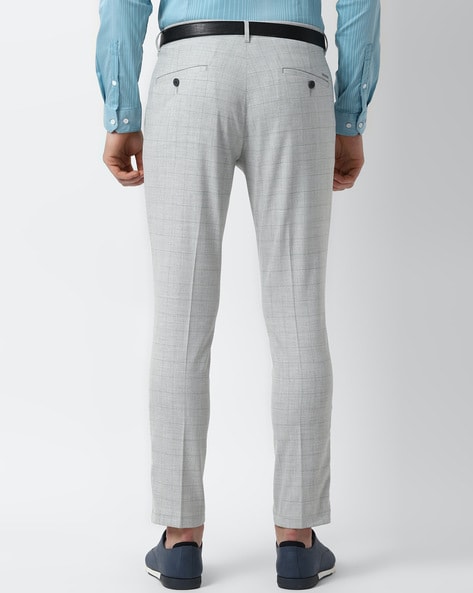 Buy Louis Philippe Sport Men's Slim Fit Casual Trousers  (LYTF1S01454_Blue_30) at Amazon.in