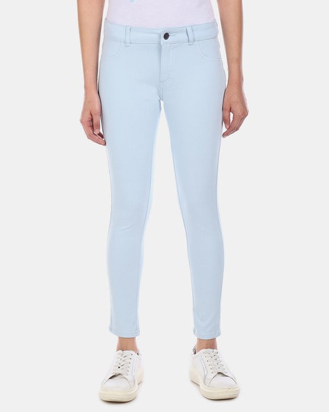 Buy Blue Trousers & Pants for Women by SUGR Online