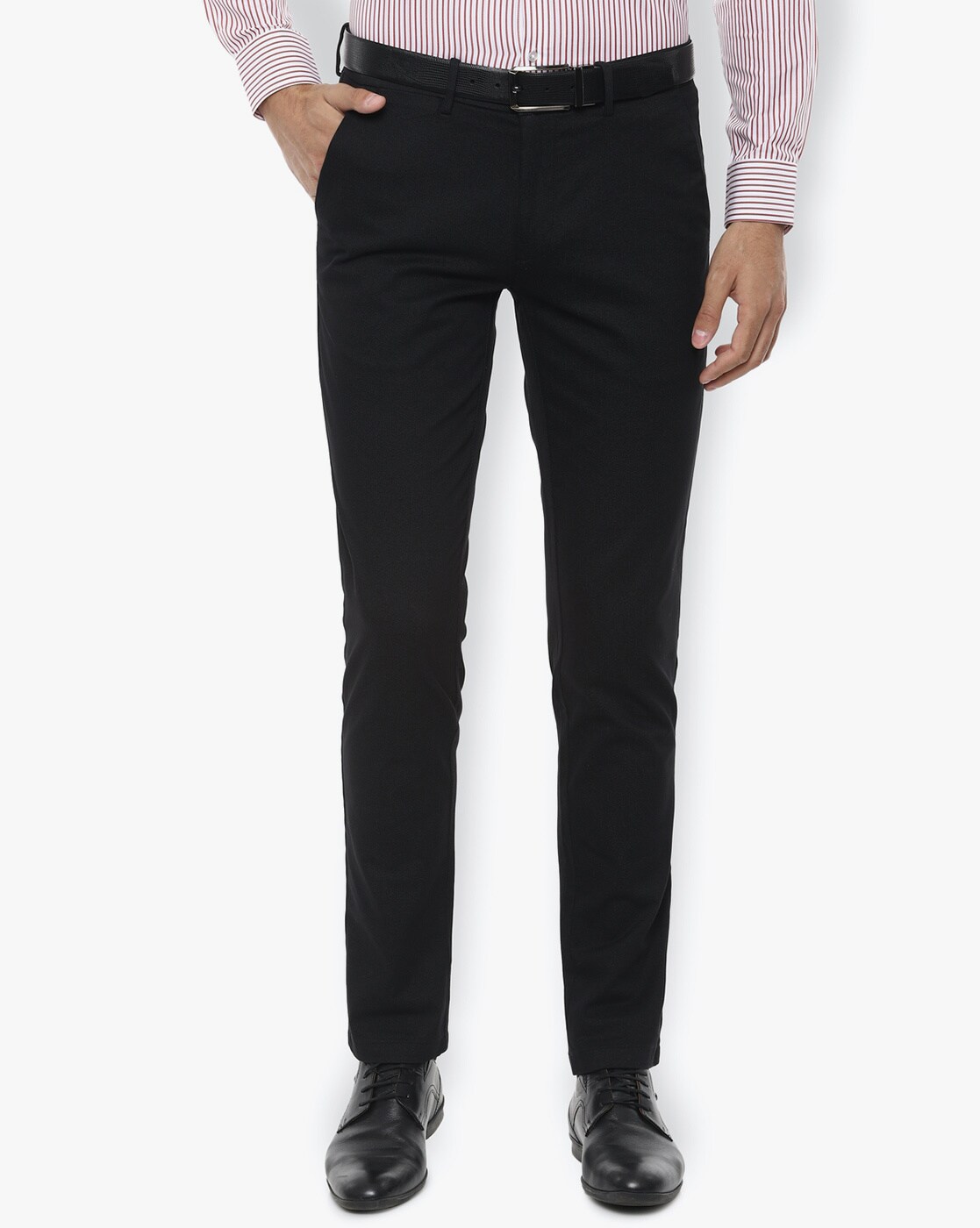 Buy Van Heusen Mens Check GREY Slim Fit Formal Trousers Online  Lulu  Hypermarket India