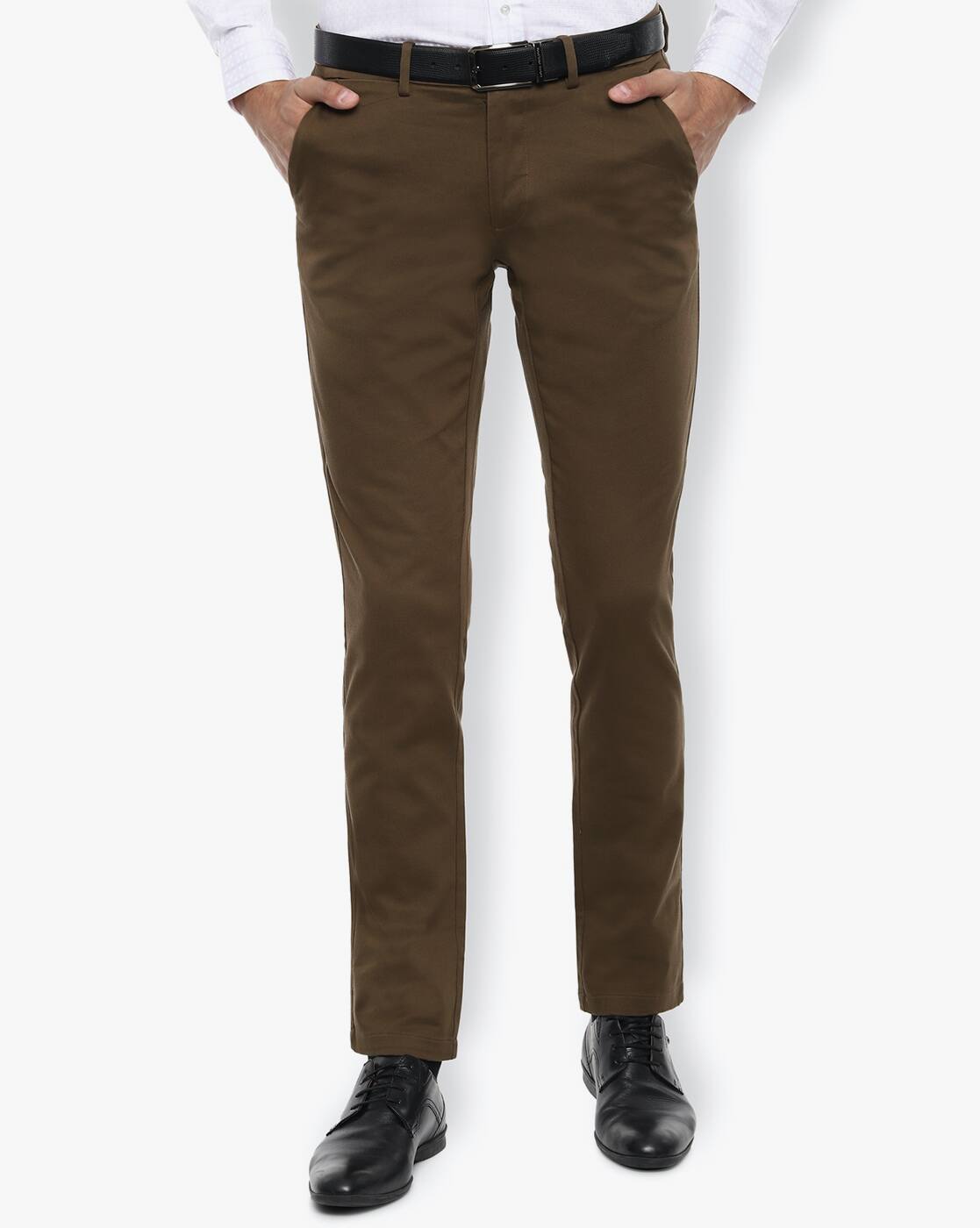Buy Brown Trousers \u0026 Pants for Men by 