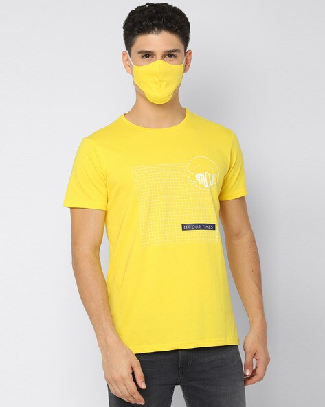 Buy Yellow Tshirts for Men by ALLEN SOLLY Online