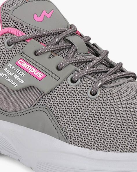 campus mesh panelled running shoes