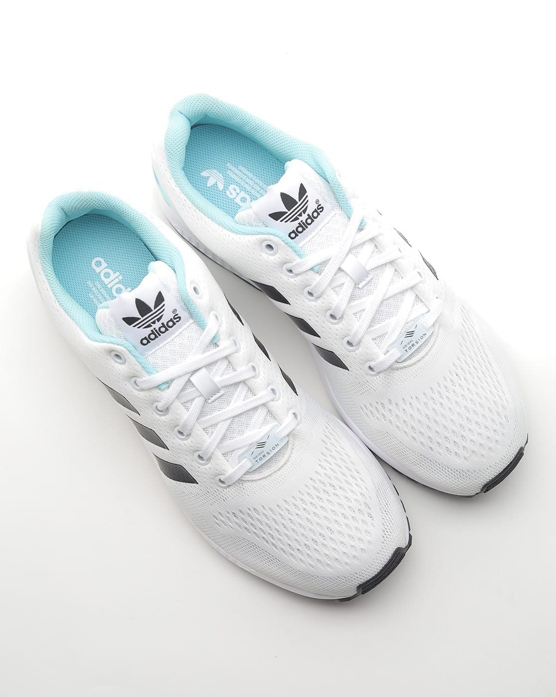 Buy Adidas Originals ZX Flux Panelled Lace-Up Casual Shoes | White