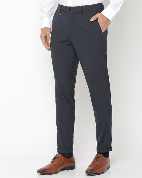 Buy Arrow Men Tapered Fit Stretch Trousers  NNNOWcom
