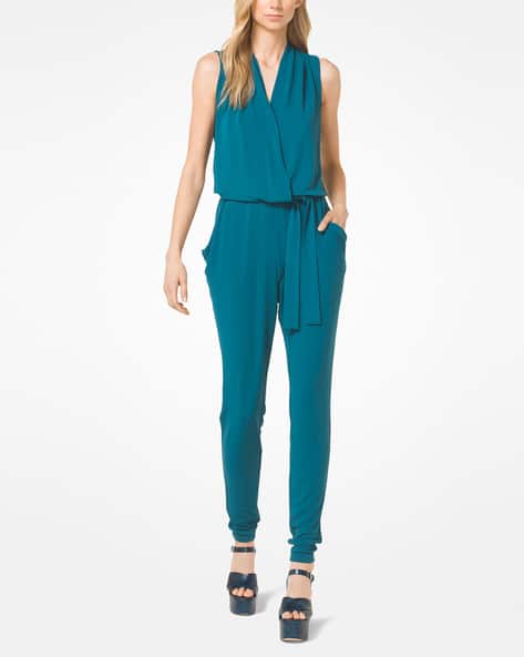Buy 3luxe teal Jumpsuits &Playsuits for Women by Michael Kors - Main Image