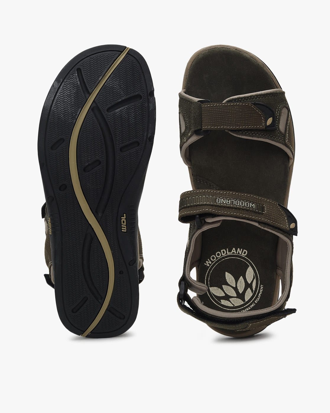 Buy green Sandals for Men by WOODLAND Online