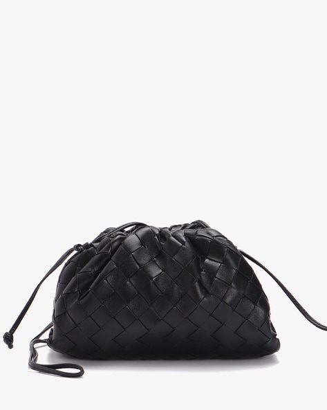 Bottega Veneta The Mini Pouch Intrecciato bag in black – 303 Other