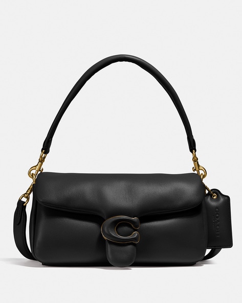 Buy Coach Pillow Tabby Shoulder Bag with Sling Strap | Black Color Women |  AJIO LUXE