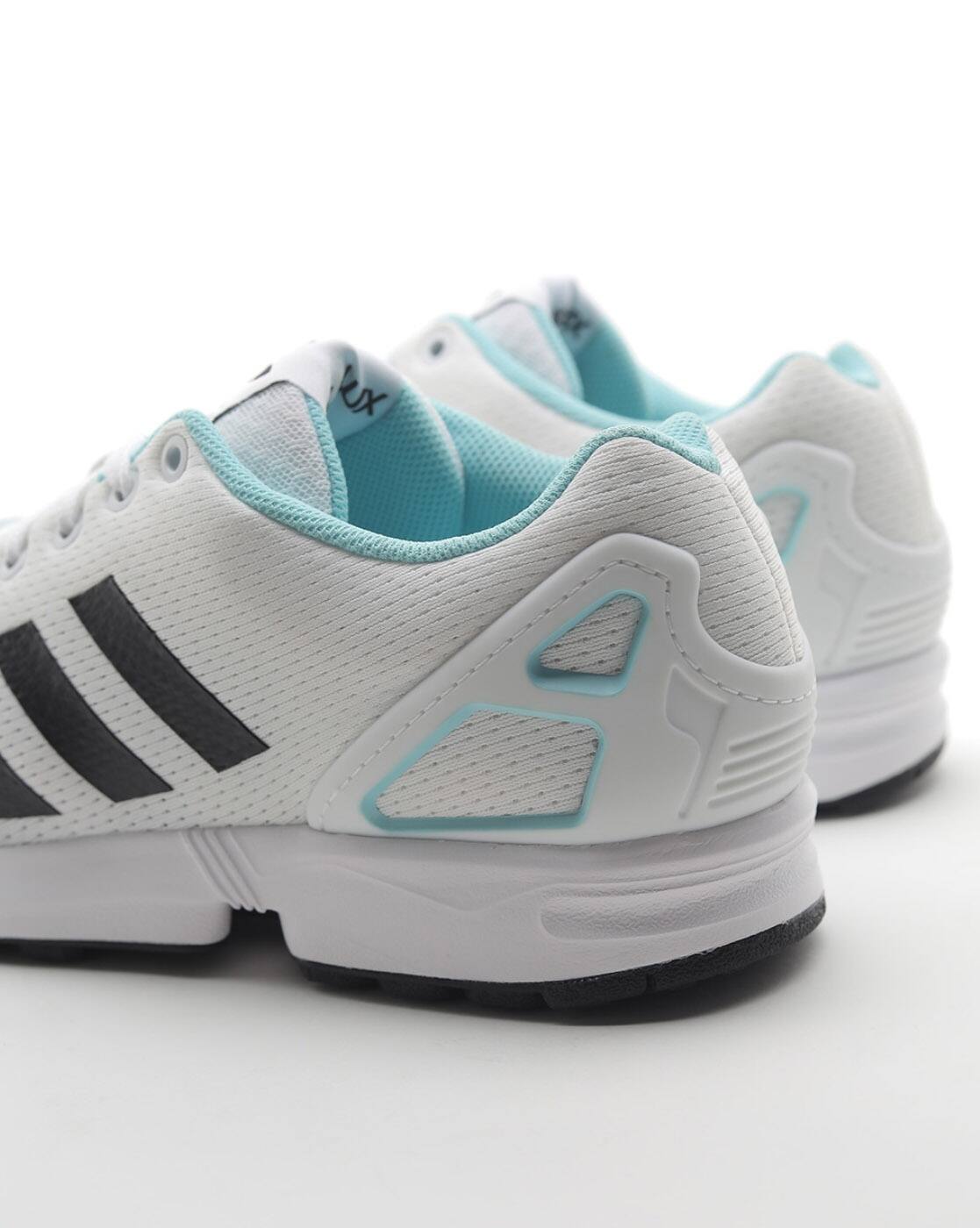 Buy Adidas Originals ZX Flux Panelled Lace-Up Casual Shoes | White