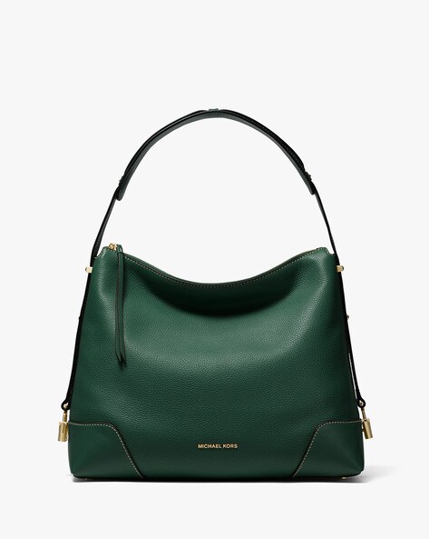Buy Michael Kors Crosby Shoulder Bag | Green Color Women | AJIO LUXE
