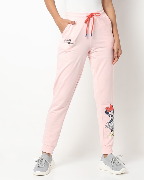Minnie Mouse Print Joggers with Insert Pockets