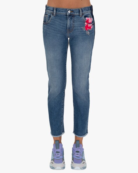 Sund og rask Reporter Betsy Trotwood Buy Blue Jeans & Jeggings for Women by EMPORIO ARMANI Online | Ajio.com