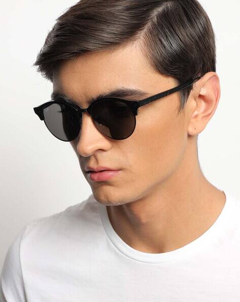 aviator round sunglasses
