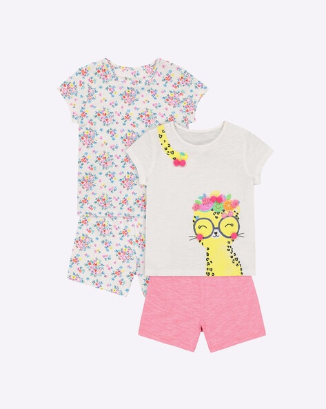 Baby girl short online pyjama sets