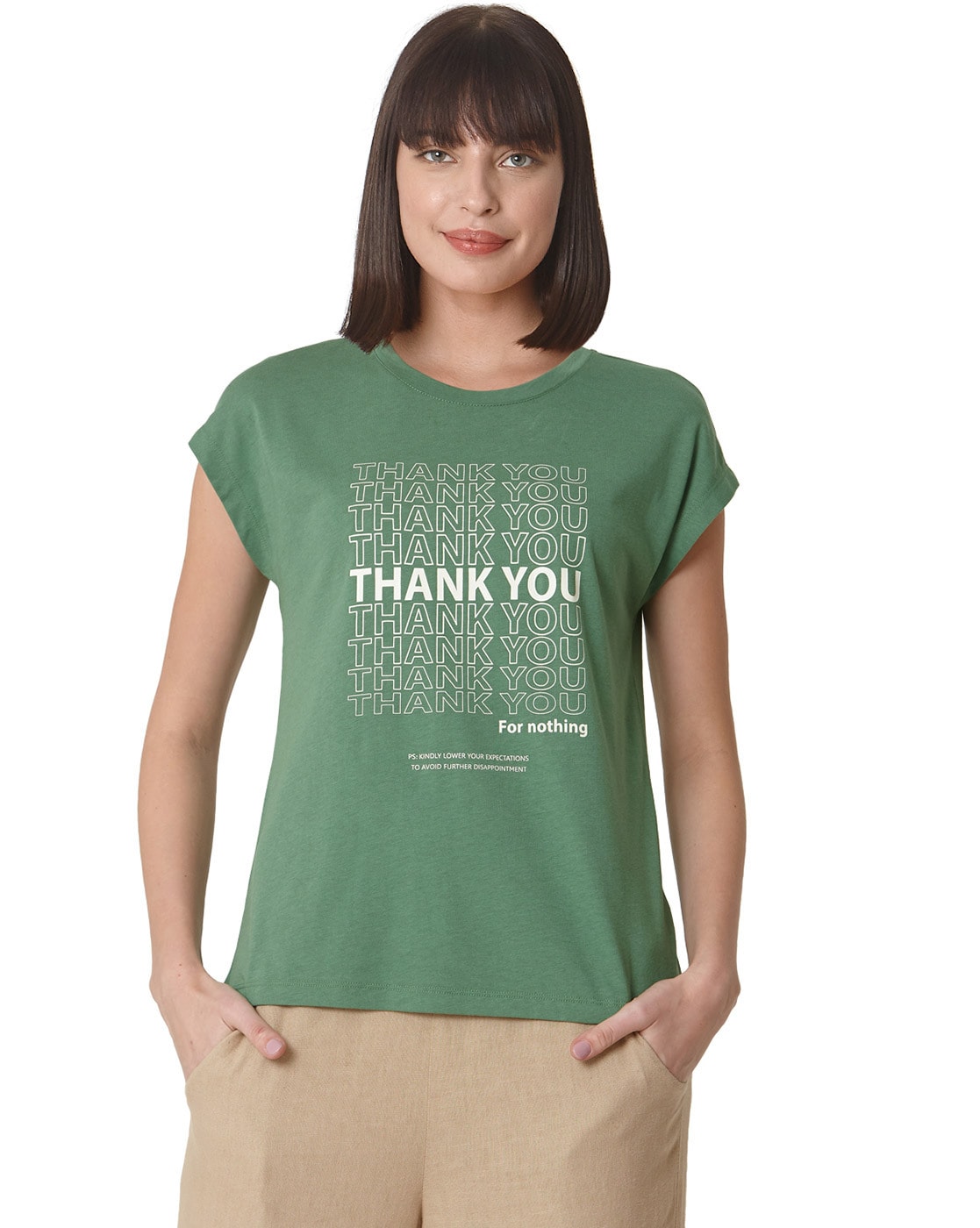 Skære Scully tvetydig Buy Green Tshirts for Women by Vero Moda Online | Ajio.com