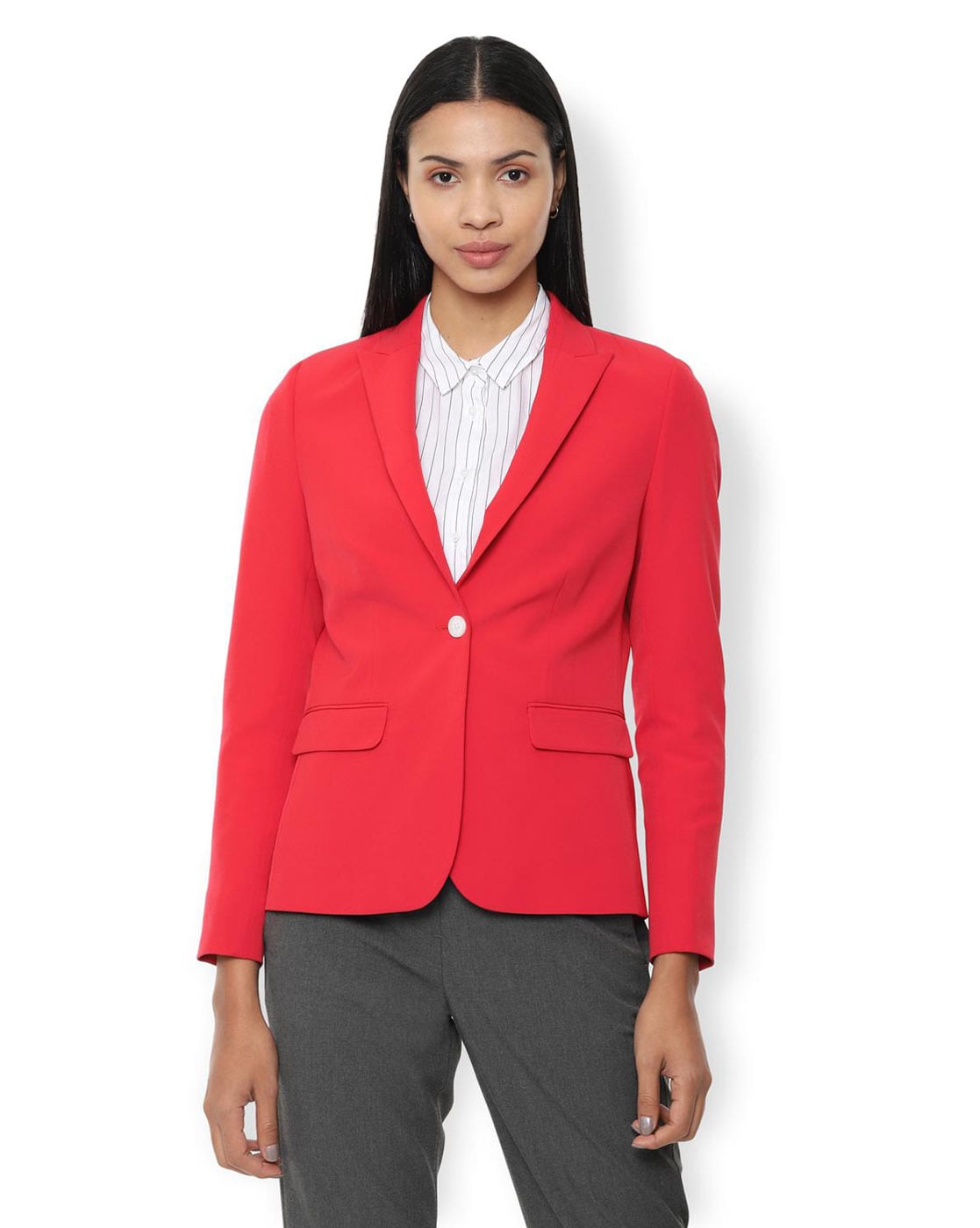 van heusen red blazer