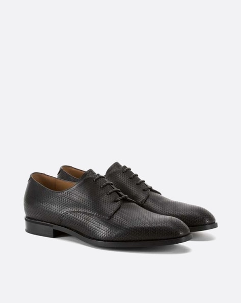 Emporio Armani Lace-up Shoes in Black for Men Mens Shoes Lace-ups Oxford shoes 