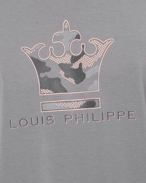 Buy LOUIS PHILIPPE SPORTS Printed Cotton Slim Fit Men's T-Shirt | Shoppers  Stop