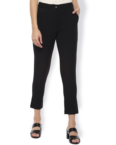 Plain Small Black Women Trouser, Waist Size: 28 at Rs 275/piece in New  Delhi | ID: 2851219700673