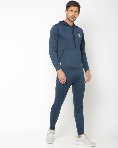 Hooded Tracksuit with Kangaroo Pocket